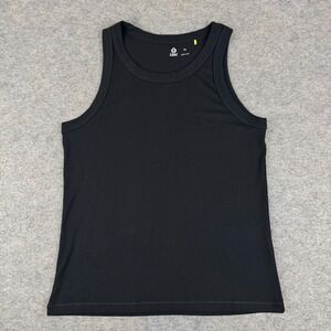 Tasc Performance Micro Luxe Rib Tank Top Modal Stretch Black Womens XL